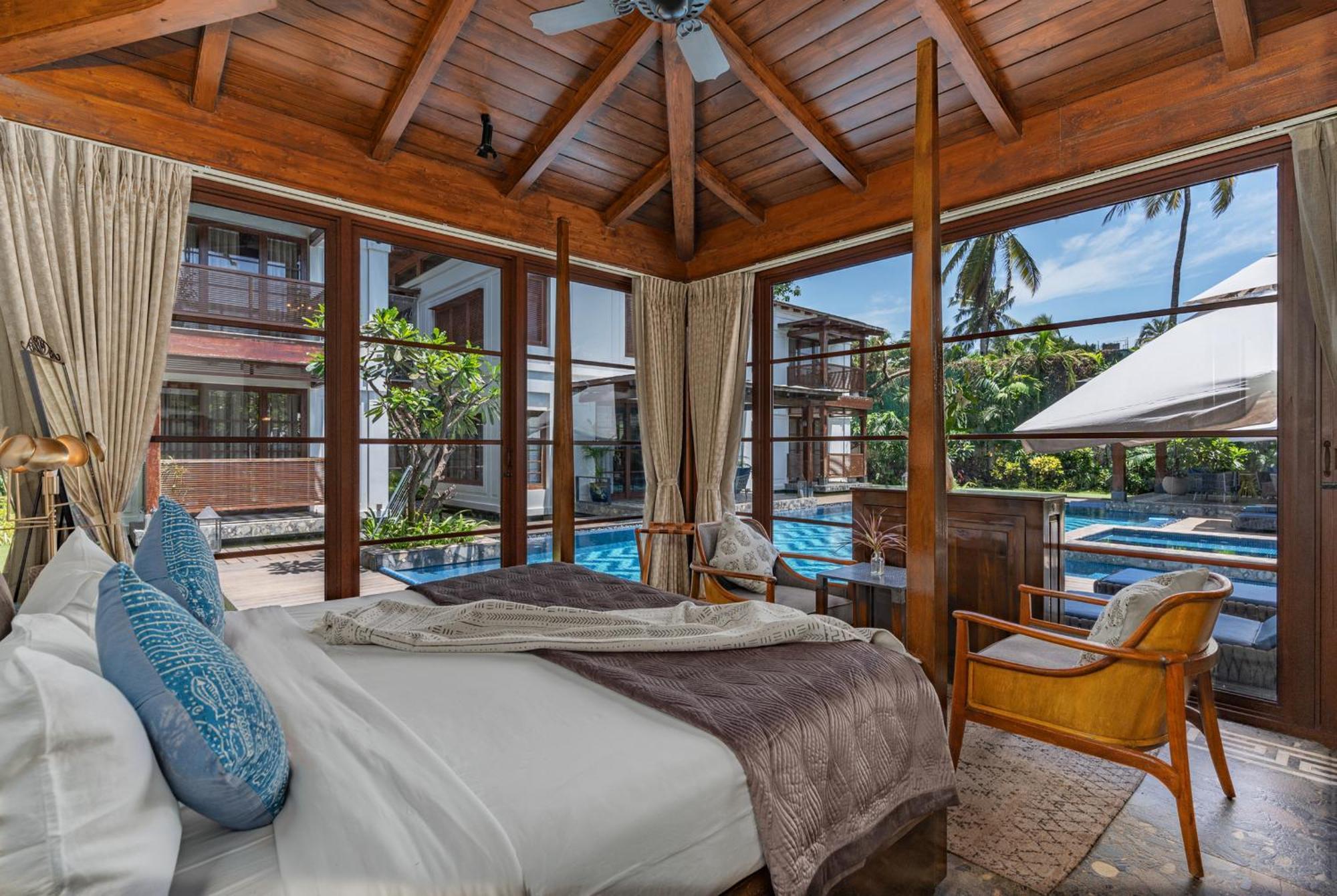 Azara Beach House - 5 Bhk Designer Villa, Candolim Beach Kültér fotó