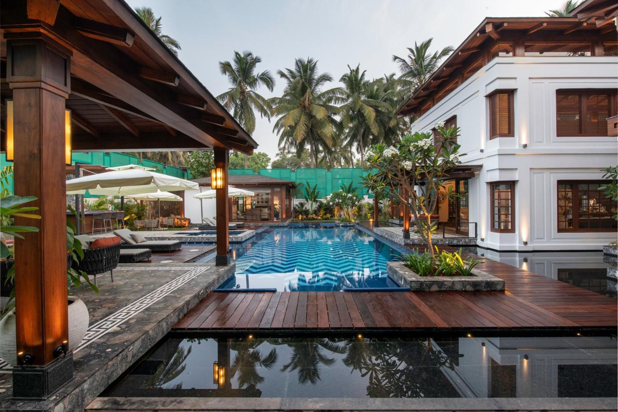 Azara Beach House - 5 Bhk Designer Villa, Candolim Beach Kültér fotó