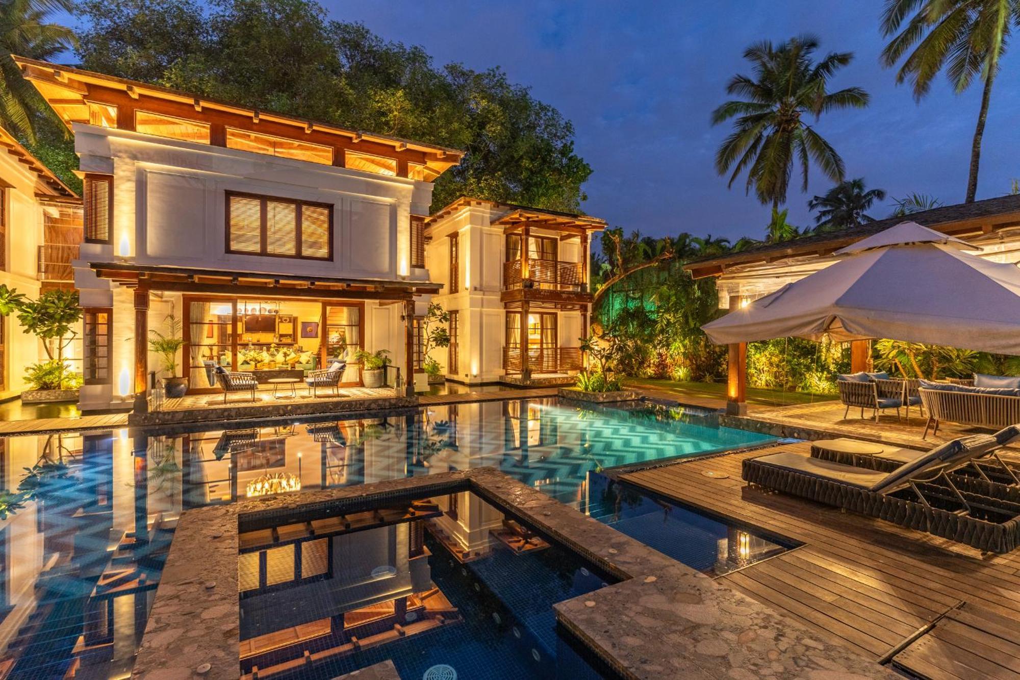 Azara Beach House - 5 Bhk Designer Villa, Candolim Beach Kültér fotó
